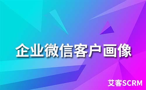 企業(yè)微信客戶畫像怎么做