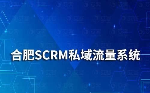 合肥SCRM私域流量管理系統