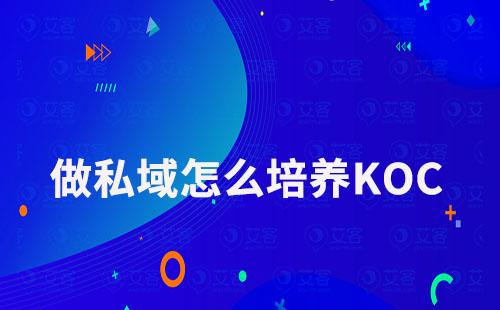 做私域怎么培養(yǎng)KOC